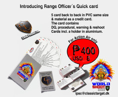Range Officer´s Quickcard Action Air
