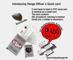 Range Officer´s Quickcard Combined